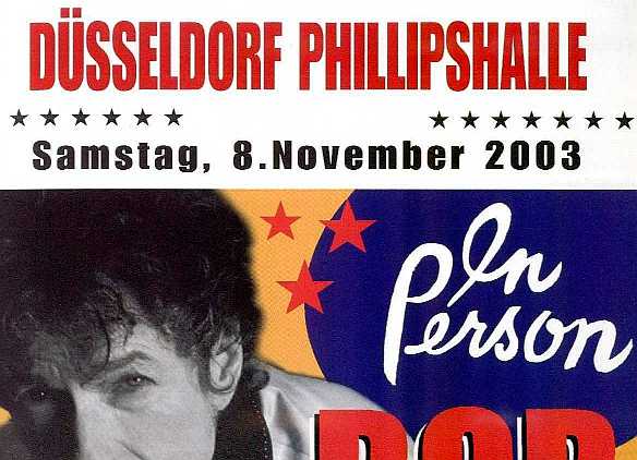 top of souvenier poster, with incorrect spelling of 'Philipshalle'